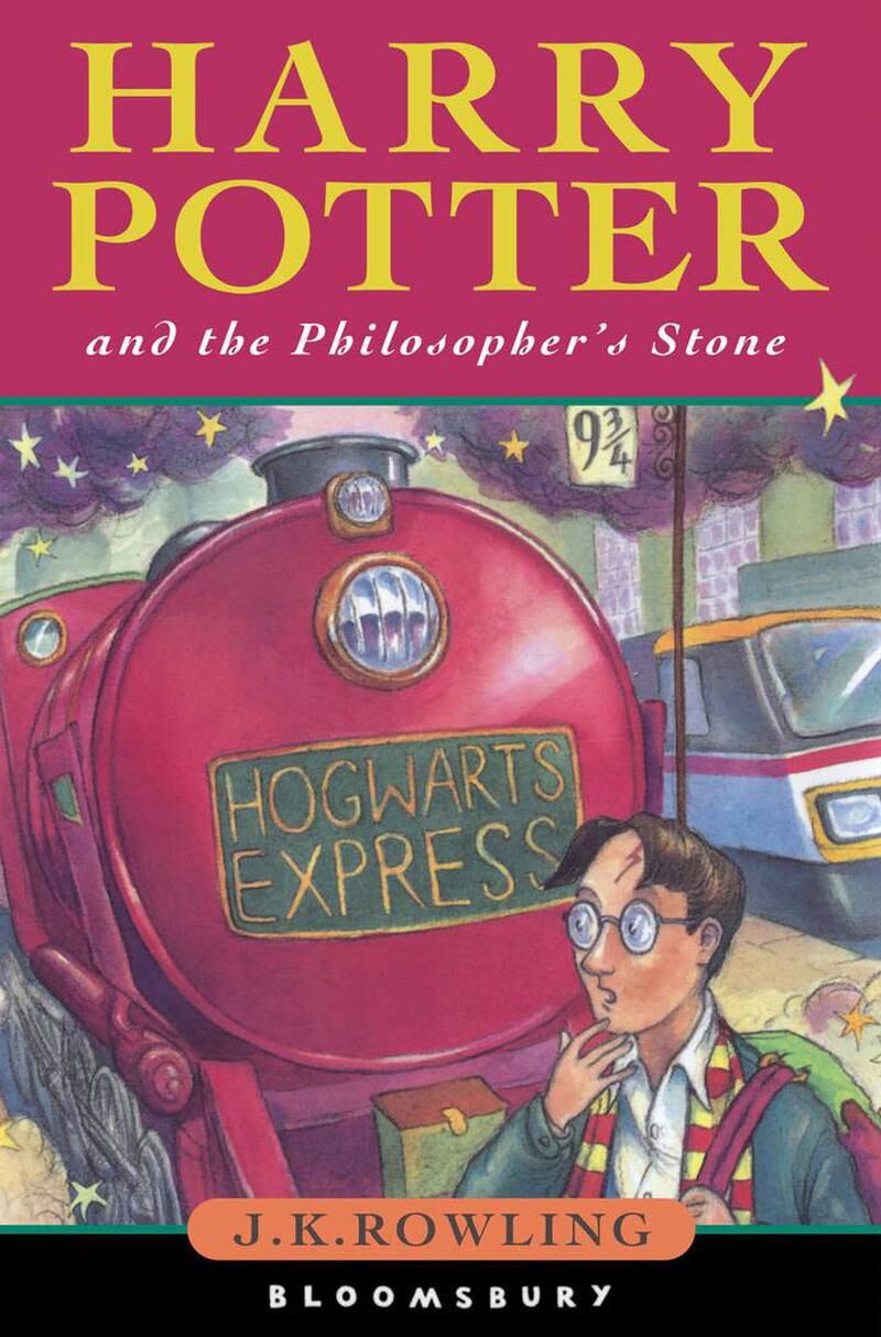 Harry Potter and The Philosopher’s Stone by JK Rowling. Courtesy Bloomsbury