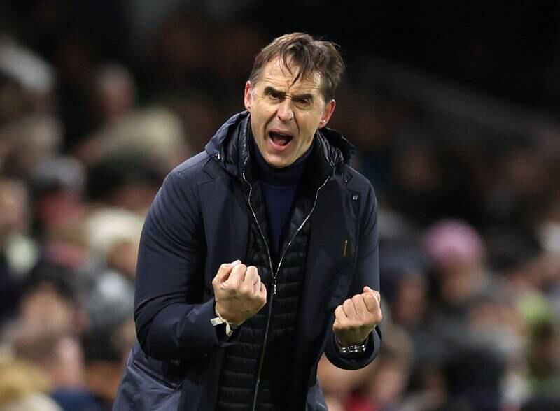 Julen Lopetegui has guided Wolves out of the bottom three and up to 14th since taking over as manager. Reuters