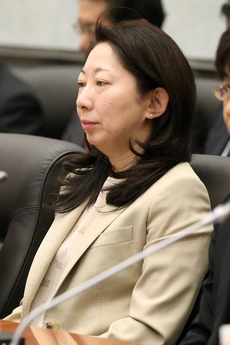 epa08414932 Tokiko Shimizu, current head of the Bank of Japan's Nagoya branch, attends a meeting at the Bank of Japan headquarters in Tokyo, Japan, 12 April 2018 (issued 11 May 2020). On 11 May 2020, Tokiko Shimizu was appointed as one the BOJ's six executive directors, the first woman since the bank was founded in 1882.  EPA/JIJI PRESS JAPAN OUT EDITORIAL USE ONLY/  NO ARCHIVES