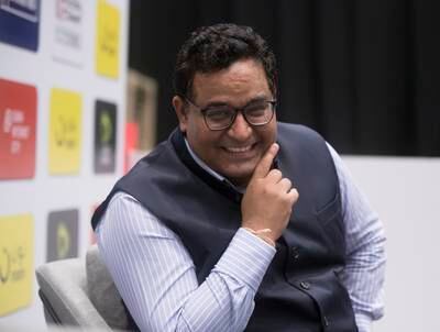 Paytm founder Vijay Shekhar Sharma is the largest shareholder in India's biggest payments company. Leslie Pableo / The National