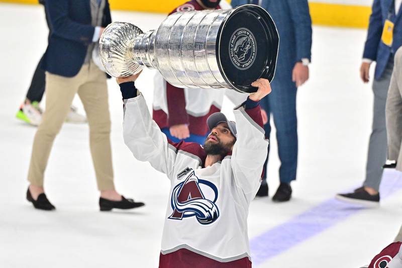 Kadri is the first Muslim to be part of a Stanley Cup-winning team. AFP