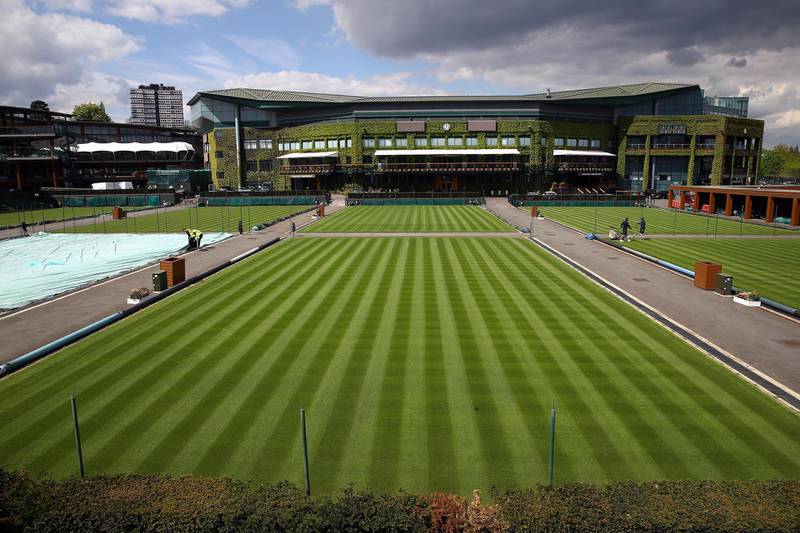 LONDON, ENGLAND - MAY 01:  A general view of the All England Lawn Tennis and Croquet Club on May 1, 2018 in London, England.  (Photo by Clive Brunskill/Getty Images)