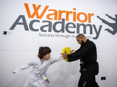 Abu Dhabi's Warrior Academy uses martial arts to boost children's confidence