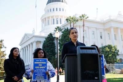 California state senator Aisha Wahab sponsored a bill that would ban caste discrimination in the state. EPA