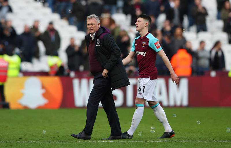 Centre-back: Declan Rice (West Ham) – The youngster produced a mature performance to subdue Southampton in a huge win for West Ham as they overcame relegation rivals. Hannah Mckay / Reuters