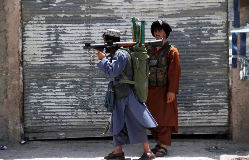 Local militias have sprung up across Afghanistan to defend against Taliban advances. EPA