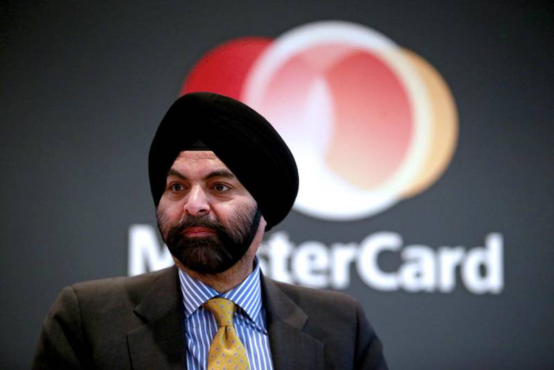 Ajay Singh Banga, who is from the city of Pune in Maharashtra, is the chief executive of Mastercard. Pau Barrena / Bloomberg