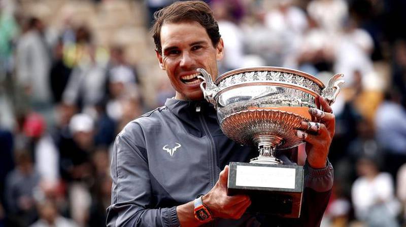Rafael Nadal won a record-extending 12th French Open at Roland Garros last year. AFP