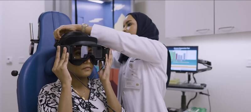 Technology originally developed for US space agency Nasa is being used to help patients with persistent dizziness at Cleveland Clinic Abu Dhabi’s new specialised balance clinic.