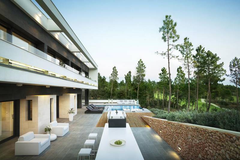 The La Vinya show villa complete with pool. Courtesy PGA Catalunya Resort