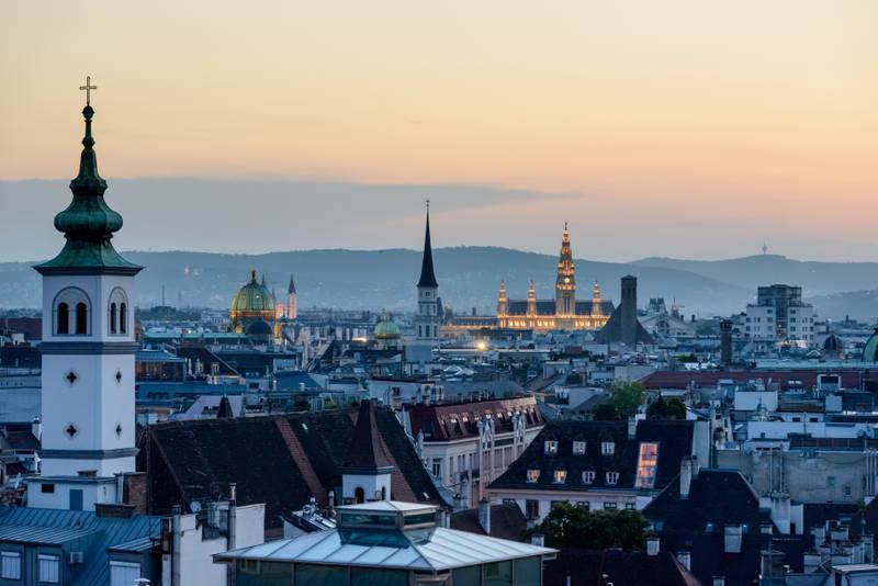 There has been a 32 per cent price drop in Vienna from pre-pandemic levels. Jacek Dylag / Unsplash