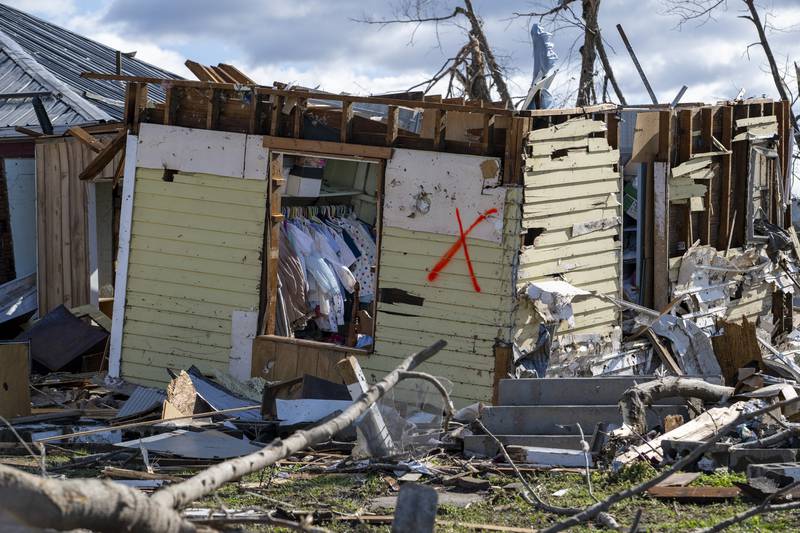 Storms and tornadoes also wrought severe damage across the states of Illinois, Iowa and Oklahoma. AP