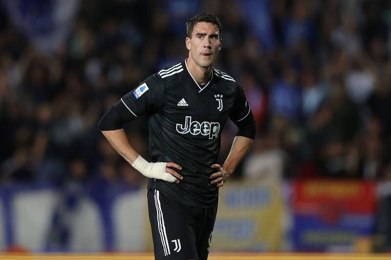Dusan Vlahovic of Juventus. Getty 