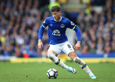 (FILE PHOTO) LIVERPOOL, ENGLAND - APRIL 15: Ross Barkley of Everton in action during the Premier League match between Everton and Burnley at Goodison Park on April 15, 2017 in Liverpool, England.  (Photo by Alex Livesey/Getty Images)