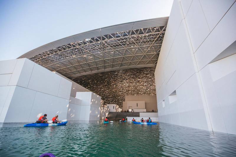 Kayak tours of Louvre Abu Dhabi were launched earlier this year, and Skyscanner says this is an "experience to remember".