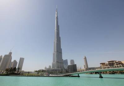 Emaar has warned residents of Burj Khalifa it would deactivate access cards to the world’s tallest building -  cutting off access to elevators and car parks - if service fees are not paid by Febraury 5. Jeffrey E Biteng / The National 