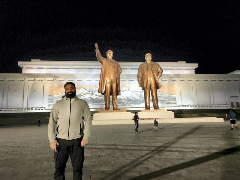 Although fewer tourists were visiting North Korea in late 2017, Sandeep Sangha, 36, from Melbourne, Australia, made the trip in November and said it was a "fascinating" experience. Photo courtesy Sandeep Sangha