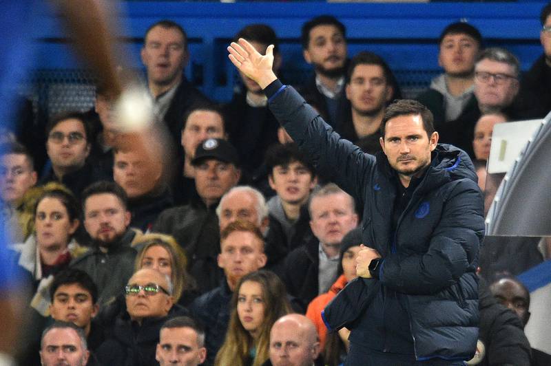 Chelsea's manager Frank Lampard. AFP