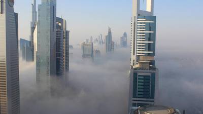 The fog is expected to remain this week. Courtesy Four Points by Sheraton Sheikh Zayed Road