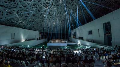 The opening ceremony of Louvre Abu Dhabi. New Substance