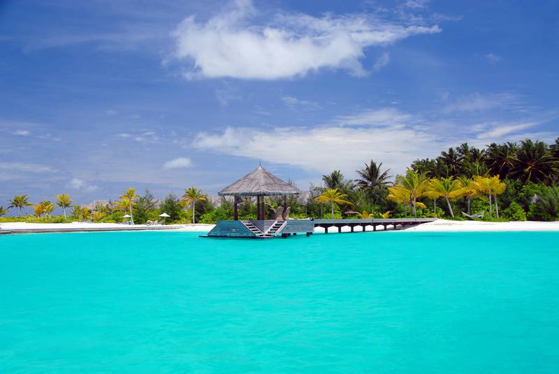 One of the most luxurious resorts in the Maldives, the Naladhu, managed by Anantara. Photo courtesy Anantara