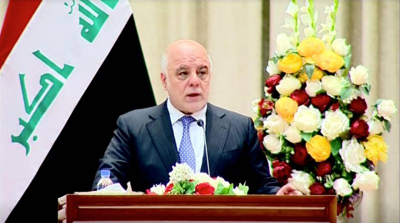 Iraqi Prime Minister Haider al-Abadi speaks during the first session of the new Iraqi parliament in Baghdad, Iraq, September 3, 2018 in this still image taken from a video. IRAQIYA TV POOL/REUTERS TV/via REUTERS