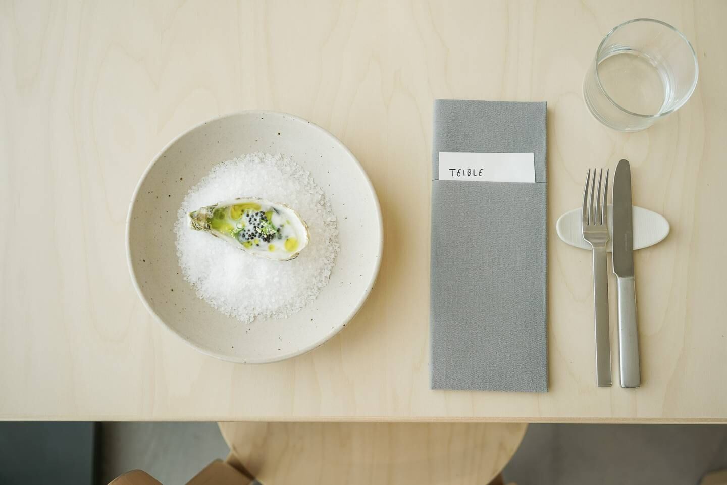 Teible focuses on fresh, local, seasonal and creatively combined ingredients. Photo: Teible