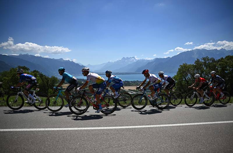 The peleton during Stage 9 of the Tour de France. AFP