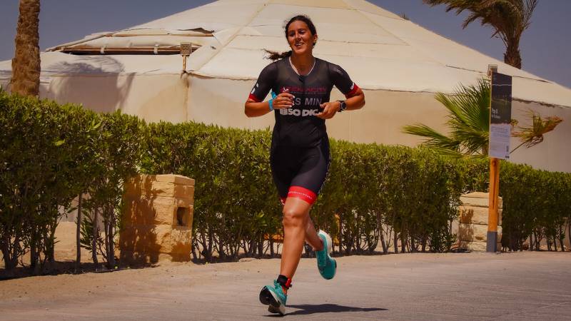 Yasmin Halawa has usually starts her training regime by 3.45am. Photo: Omar Abdin - The Trisniper