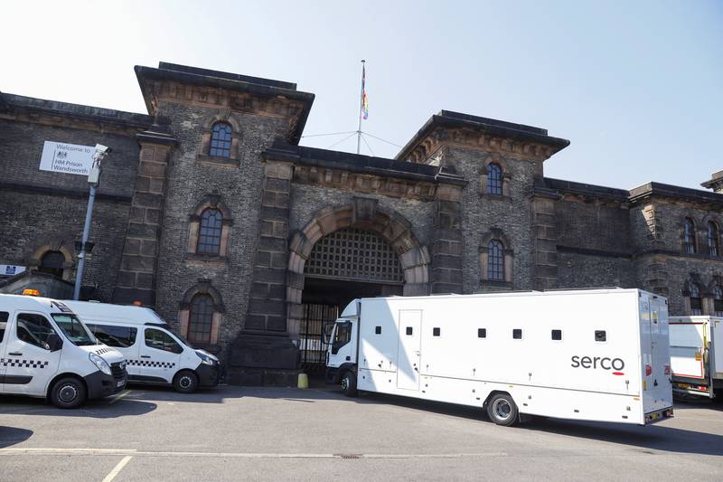 HMP Wandsworth, from where Daniel Khalife escaped hidden beneath a delivery van. Reuters 
