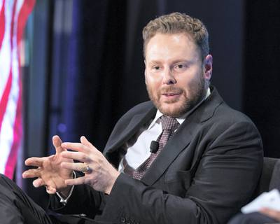 WASHINGTON, DC, UNITED STATES - 2018/11/13: Sean Parker, entrepreneur and philanthropist seen during the Jack Kemp Foundation 2018, Kemp Leadership Award Dinner at the Audi Field. (Photo by Michael Brochstein/SOPA Images/LightRocket via Getty Images)