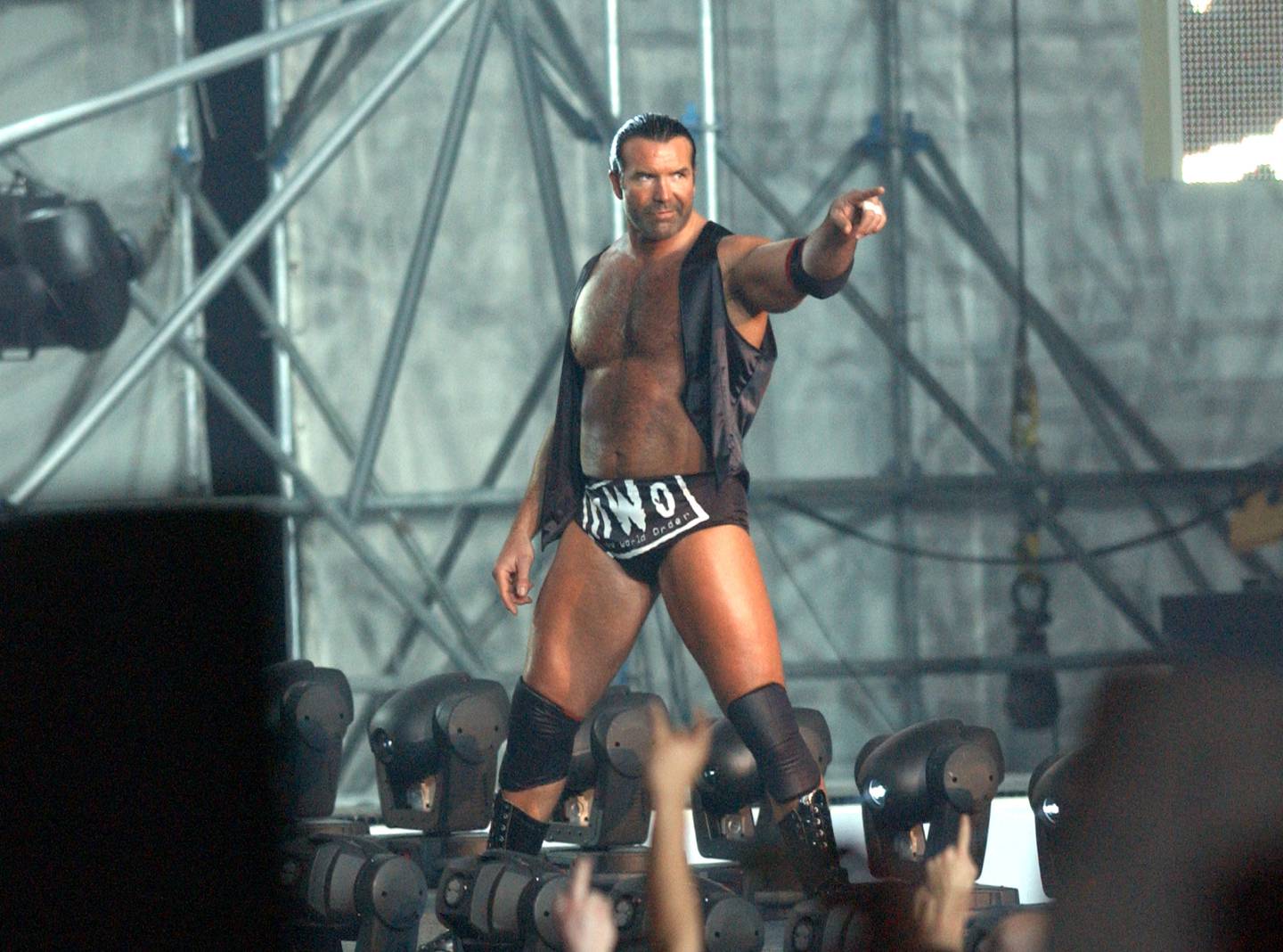 Scott Hall as Razor Ramon at WWF Wrestlemania X8. Getty Images