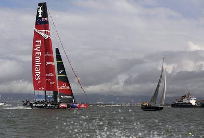 Emirates Team New Zealand are leading in this year's America's Cup. Robert Galbraith / Reuters