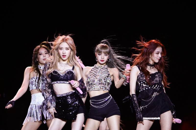 Blackpink performing at Coachella in Indio, California, in April 2019. Getty Images