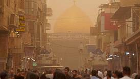 'You can't breathe': life must go on even as sandstorms choke Iraqi cities