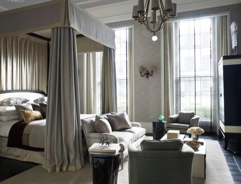 The main bedroom suite is spread over the entire first floor. Photo: Beauchamp Estates