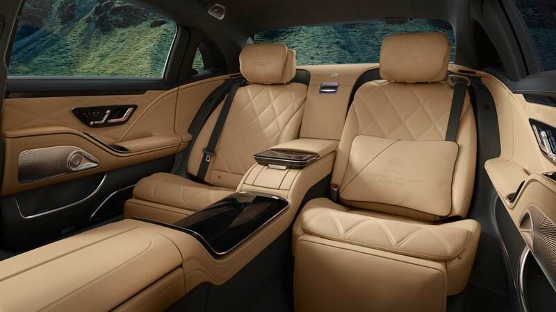 Inside, there's a four-seat configuration and a guaranteed luxury ride.