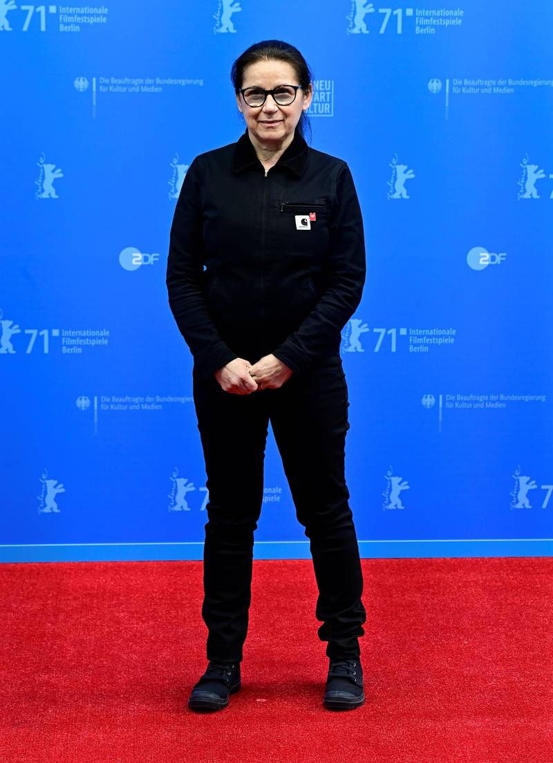Member of the International Jury, Hungarian director Ildiko Enyedi, poses at the 71st Berlinale International Film Festival ahead the awarding ceremony during the "Berlinale Summer Special" film festival in Berlin, Germany June 13, 2021. Tobias Schwarz/Pool via REUTERS