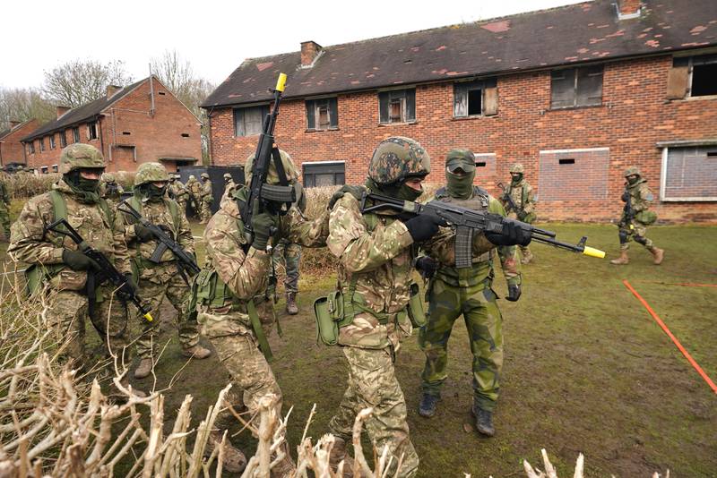 Soldiers from the Armed Forces of Ukraine took part in the UK-led basic training programme