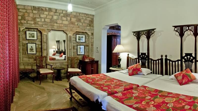 A suite in the Deo Bagh heritage hotel. Photo: Deo Bagh