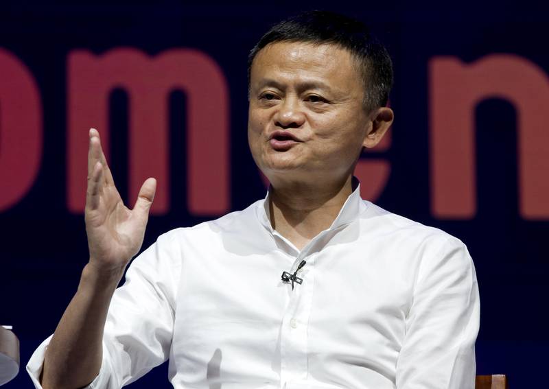 Jack Ma, chairman of Alibaba Group, has seen his fortune fall by around half to an estimated $25 billion after authorities pulled his FinTech company Ant's initial public offering in 2020. AP