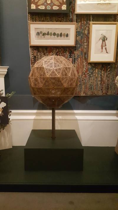 'Jali balls’, which turn traditional Islamic window screens into a spherical sculpture, on show at the Prince and Patron exhibition, Buckingham Palace. Courtesy Naseer Yasna