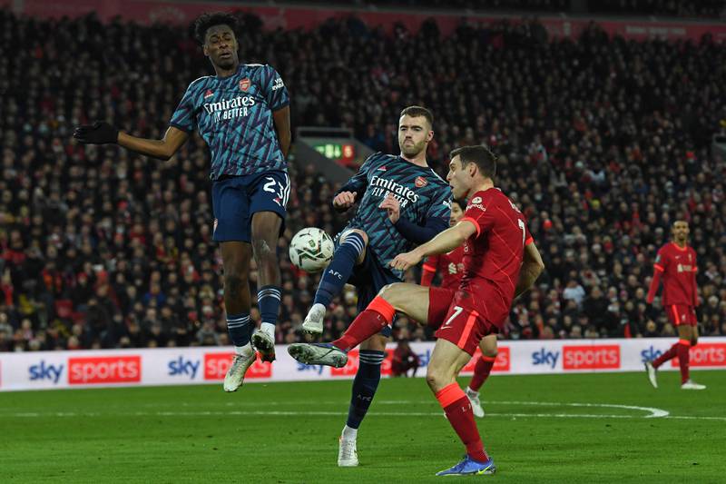 James Milner - 4. The 36-year-old was often a bystander as the ball pinged around the midfield. He never got to the pace of the game and made way for Jones just after the hour. AFP