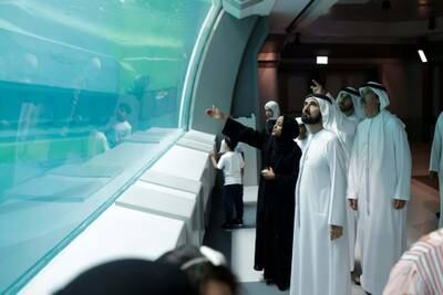 Sheikh Mohammed bin Rashid, Vice President and Ruler of Dubai, visited SeaWorld Yas Island, Abu Dhabi, the first marine life theme park in the Middle East and the first SeaWorld park outside the US. All photos: Dubai Media Office