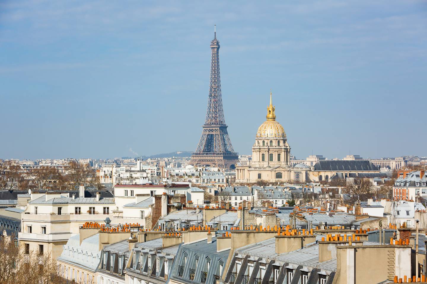 Enjoy views of Paris's Eiffel Tower when staying at Hotel Lutetia, part of The Set collection. Photo: Hotel Lutetia
