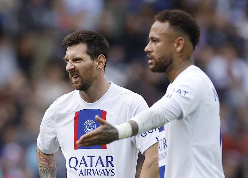 Lionel Messi and Neymar. Reuters