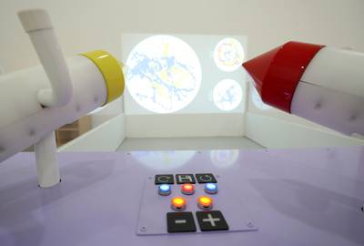 Dubai, United Arab Emirates - Reporter: Janice Rodrigues. Lifestyle. Splatter Studio. First look inside woo-hoo, a new kidsÕ edutainment museum to open in Al Quoz. Tuesday, October 27th, 2020. Dubai. Chris Whiteoak / The National