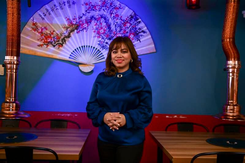 Jenny Segalowitz, the woman behind Mukbang Shows Restaurant in Abu Dhabi, says her success is a manifestation of years of prayers and lots of hard work. All photos: Khushnum Bhandari / The National

