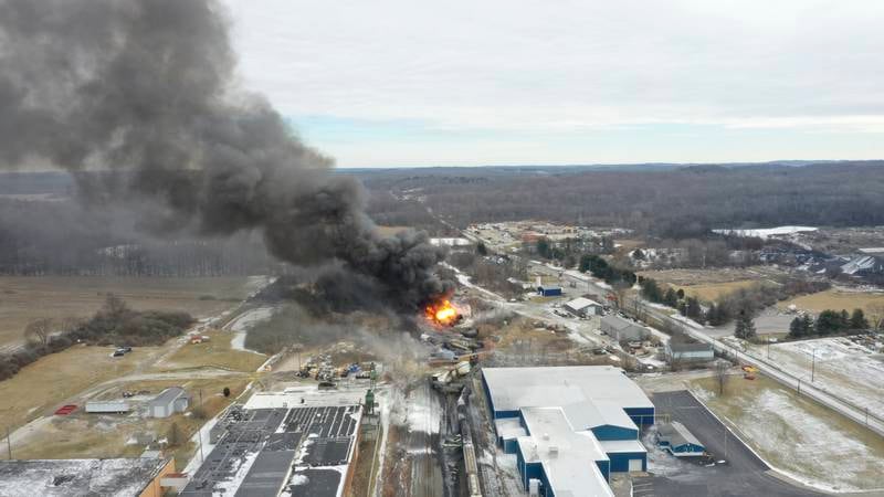 Train Derails In East Palestine Ohio In Pictures