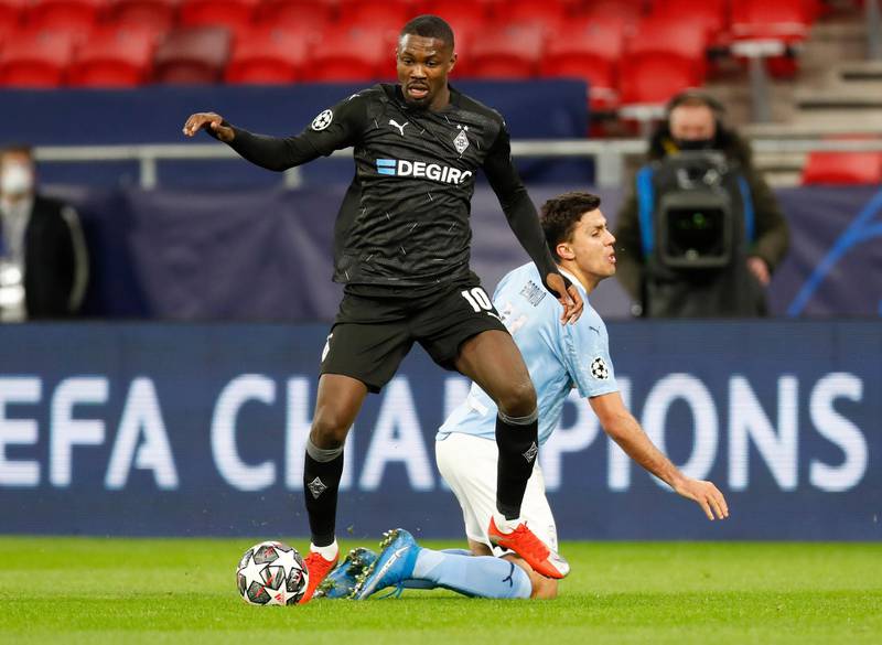 Marcus Thuram, 6 - Had to come way too far back in an effort to pick up possession, although whenever he did get on the ball he wasn’t shy about surging into the final third. AP